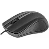 USB laidinė pelė, 3 mygtukai, gumuotas paviršius, 1000DPI