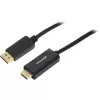 Sharkoon SHA Displayport 1.2 į HDMI 4K juoda 3,0 m AKTYVUS 4Kx2K 60 Hz
