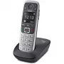 Gigaset E560 telefono DECT belaidis telefonas su skambučio numerio atpažinimu, juodas, sidabrinis