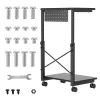 CPU vežimėlio stovas su NanoRS lentyna, maks. 80 kg, reguliuojamas aukštis 550–850 mm, RS430
