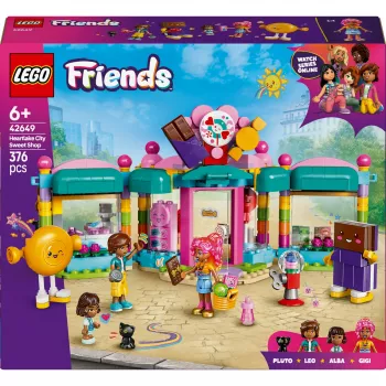 LEGO FRIENDS 42649 „Širdies ežero miesto“ saldainių parduotuvė
