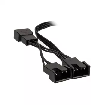 Ventiliatoriaus PWM skirstytuvo kabelis Kolink 1-į-3, 4 kontaktų PWM, 0,35 m
