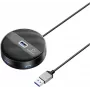Renkforce RF-USBH-400 4 prievadų USB 3.0 šakotuvas, juodas, matinis (RF-6266640)