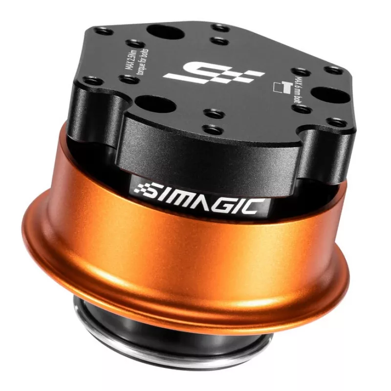Greito atjungimo adapteris Simagic EVO S476 — lengvas, patvarus lenktyninių vairų sistemoms