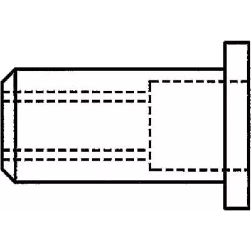 GESIPA aklina veržlė M5 7x11,5 mm plieninė (1433704)