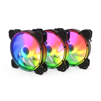 KRUX Lunar 120 ARGB 3-Pack korpuso ventiliatoriai
