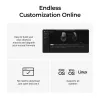 Pelė Keychron M6 Dešiniarankė Universali — Optinė, RF Belaidė + Bluetooth + USB-C, 30000 DPI, Juoda