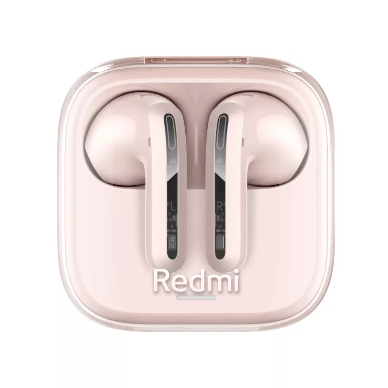 Į ausis įdedamos belaidės ausinės Xiaomi Buds 6 Active — rožinės, intraauralinės, 36 g, Bluetooth, iki 10 m veikimo nuotolis