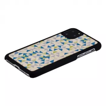man and wood išmaniojo telefono dėklas, skirtas iPhone 11 Pro Max — mėlynas trikampis juodas apsauginis gaubtas