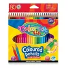 Colorino Kids šešiakampiai spalvoti pieštukai 24 spalvų
