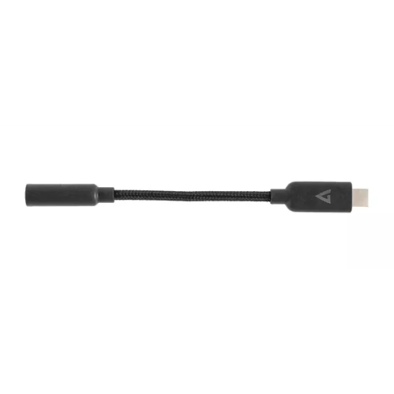V7 USB-C Į AUDIO AUX ADAPTERĮ 3,5 MM AUX AUDIO KABELIO ADAPTERIS PAT/KAB - Kabelis - Audio/Multimedija (V7UCAUDIO-BLK)