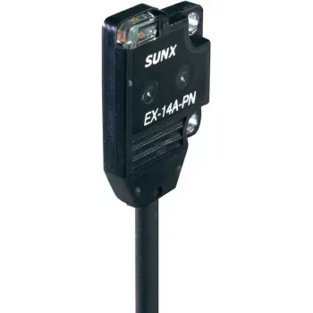 Panasonic EX14APN fotoelektrinis artumo jutiklis (šviesos barjeras) — difuzinis, paprastai įjungtas, jutimo atstumas 25 mm