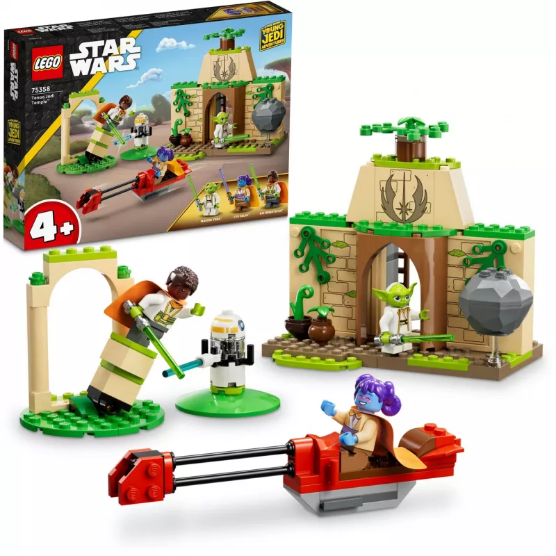 LEGO statybos rinkinys Star Wars 75358 Jedi šventykla Tenoo planetoje — konstrukcinis žaislas, kolekcionuojamas žaidimų rinkinys