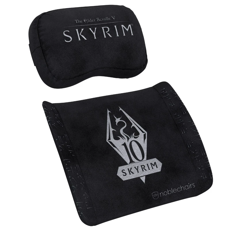 noblechairs Memory Foam Pillow Set - SKYRIM Edition