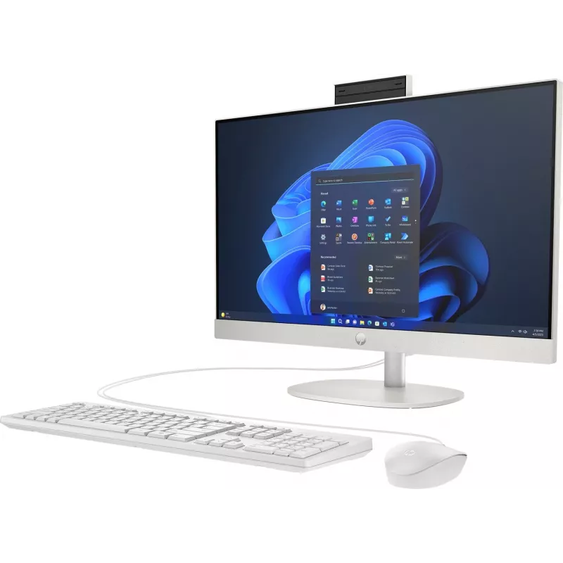 „All-in-One“ kompiuteris HP ProOne 240 All-in-One G10 — Intel Core i5-1335U, 16GB DDR4, 512GB SSD, 23,8 colio FHD IPS, Wi‑Fi 6, Windows 11 Pro