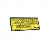 Logickeyboard LKB-LPBY-BTON-DE klaviatūra Bluetooth QWERTZ vokiečių k. juoda - geltona (LKB-LPBY-BTON-DE)