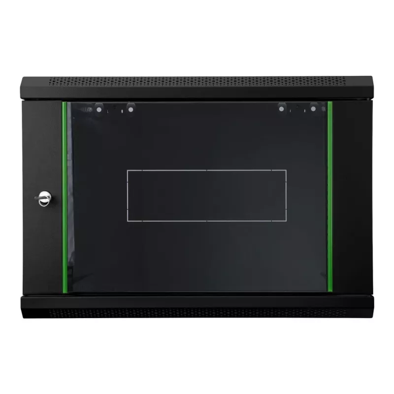 DIGITUS Dynamic Basic DN-19 16-U-EC-SW - spinta - tinklo spinta - tinkama montuoti ant sienos - juoda, RAL 9005 - 12U - 48,3 cm (19)