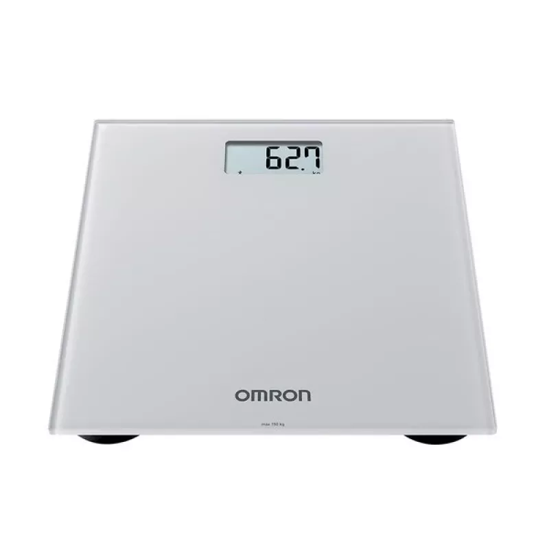 Omron HN300T2 Intelli IT stačiakampės pilkos elektroninės asmeninės svarstyklės