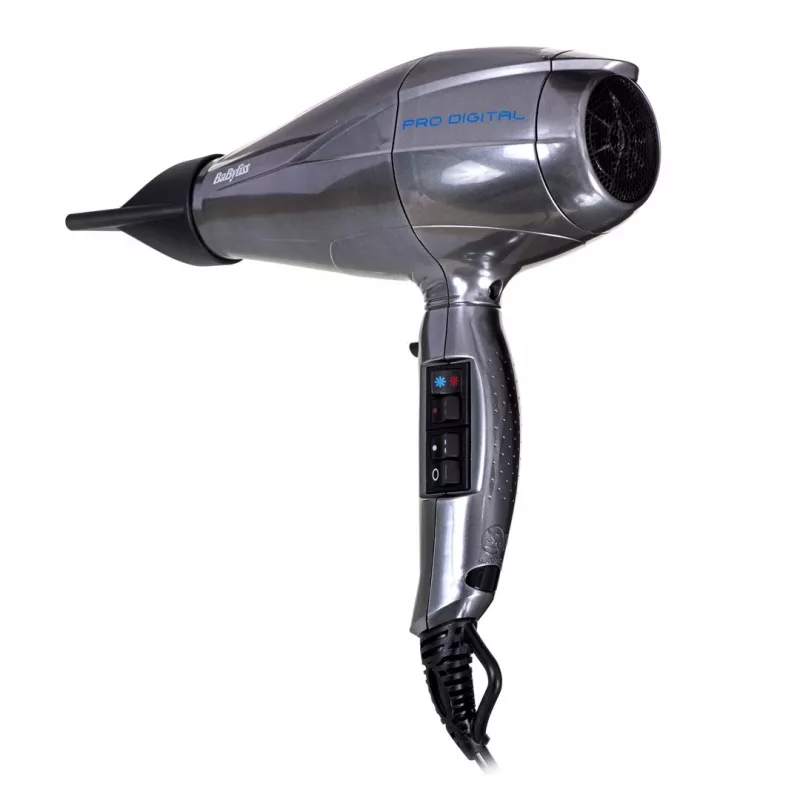 BaByliss Pro Digital Pilka, Sidabrinė 2200 W