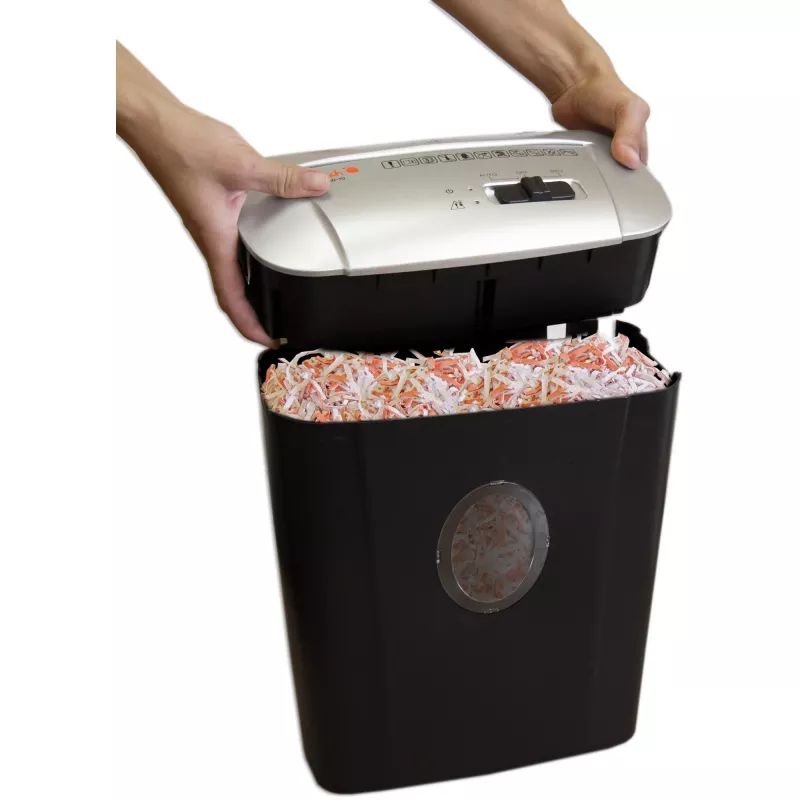 Peach PS500-10 popieriaus smulkintuvas Kryžminis smulkinimas 72 dB 22 cm Juodas