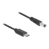 DeLOCK USB Type-C maitinimo laidas 1m 5,5 x 2,1 mm kištukas 5 V 1,5 A