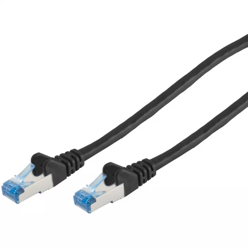 Tinklo kabelis S/CONN 75717-S juodas 7,5 m Cat6a S/FTP