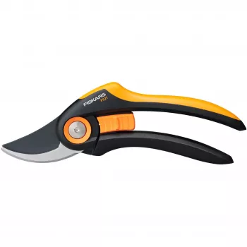Fiskars Plus P521 genėjimo žirklės Bypass juodos, oranžinės