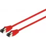 Tinklo kabelis S/CONN 08-41004 Raudonas 0,25 m Cat8.1 F/FTP