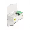 Optinio pluošto jungčių dėžutė DeLOCK 88097 SC Simplex balta