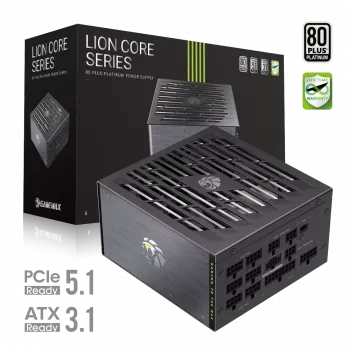 Gamemax maitinimo blokas, 80 PLUS, Platininis | LION CORE 1200P | 1200 W