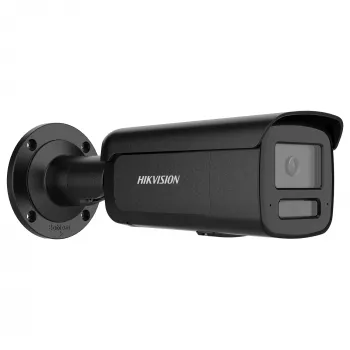 IP apsaugos kamera Hikvision Pro Series ColorVu 8 MP fiksuota cilindrinė, 1/1.8 colio CMOS, 2.8 mm, 108.8°×56.4°, 30 fps, laidinė, sieninis/stulpinis montavimas, juoda