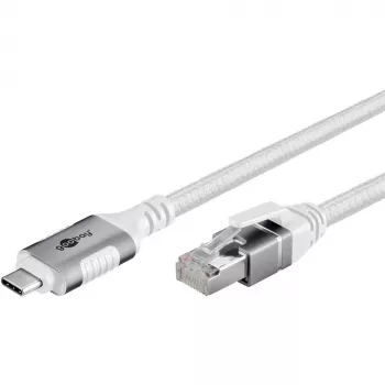 Goobay 74176 - Tinklo adapterio kabelis USB 3.1 Type C Gigabit Ethernet 2 m - Tinklo plokštė - 1 000 Mbps (74176)