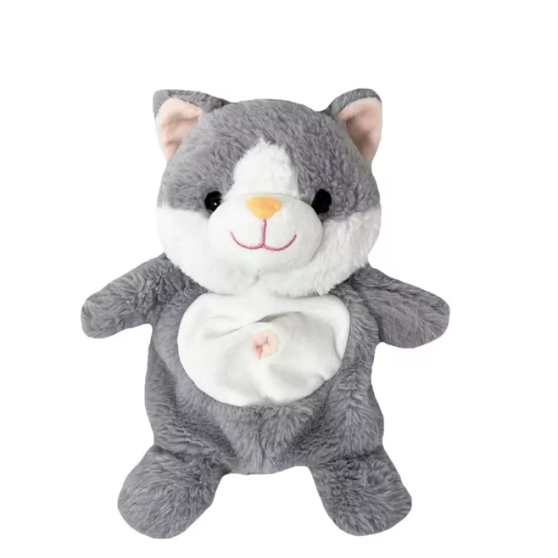 Pliušinė katės lėlytė TULILO 9343, rankinė lėlė, 26 cm, minkštas žaislas