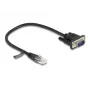 Tinklo kabelis DeLOCK 88008 juodas 0,3 m RJ-45