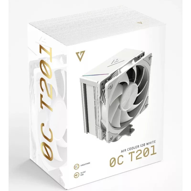 MODECOM Volcano 0C T201 procesoriaus oro aušintuvas 12 cm baltas
