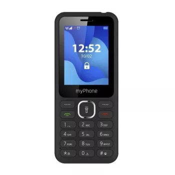 Mobilusis telefonas MYPHONE myPhone 6320, 2,4 colio ekranas, Dual SIM, 1000 mAh, Bluetooth, FM radijas, juodas