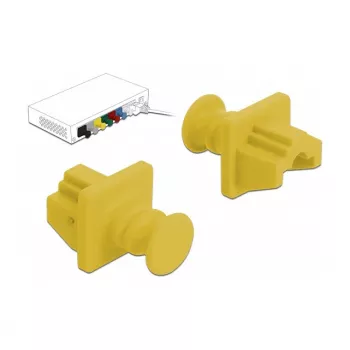 Dulkių apsauginis dangtelis DeLOCK 86511 RJ-45 10 vnt.