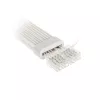 PCI-E 8 kontaktų prailginimo laidas Kolink Umbra Radiant ARGB — dvigubas 2× 8 kontaktų, aptrauktas GPU maitinimo prailginimas
