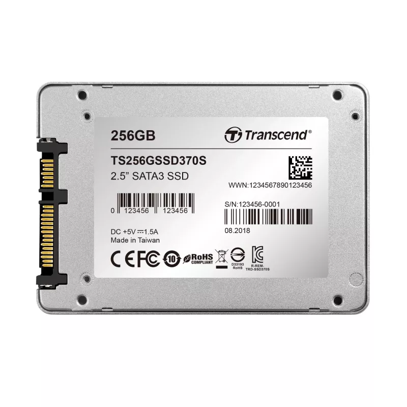 SSD diskas Transcend 256GB 2.5 colio SATA3 TS256GSSD370S