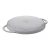 Grill pan ZWILLING STAUB Apvali 30 cm Pilka