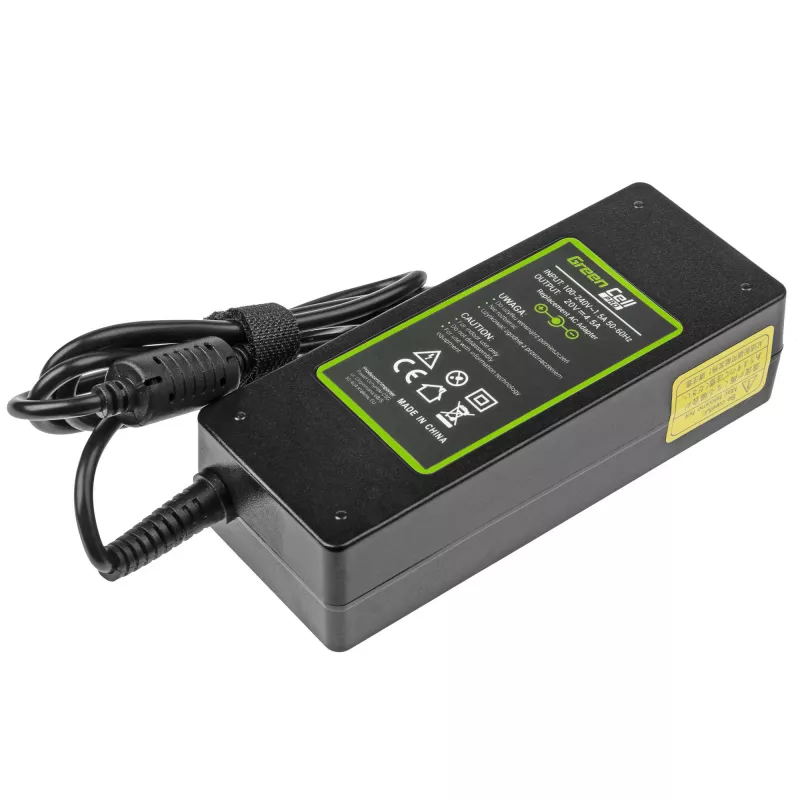 Maitinimo adapteris Green Cell AD39AP 90W kintamosios srovės į nuolatinę 20V 4,5A skirtas Lenovo (vidaus) juodas