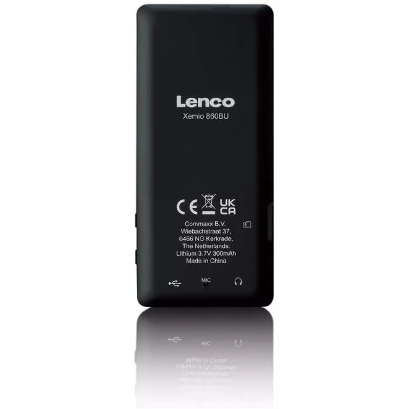 MP3 grotuvas Lenco Xemio-860BU 8 GB juoda mėlyna LCD 18 val. atkūrimas