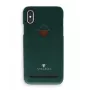 Telefono kortelių lizdo galinis korpusas VixFox, skirtas iPhone X / XS, miško žalios spalvos apsauginis galinis dangtelis su kortelių kišene