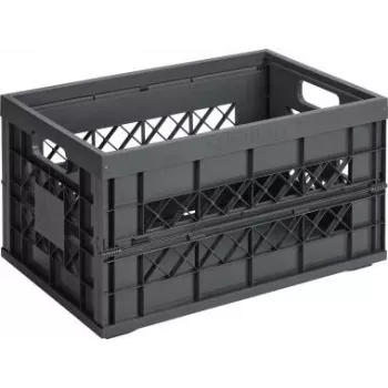 Sandėliavimo dėžė Sigma home 57700636 Kvadratinė Antracitinė 45L 530x354mm