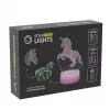 Manta SNL116RGB RGB 3D arklių dekoratyvinė LED lempa