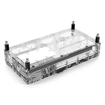 Alphacool Core Distro Plate rezervuaras, skaidrus akrilas, 125x240x68,8mm