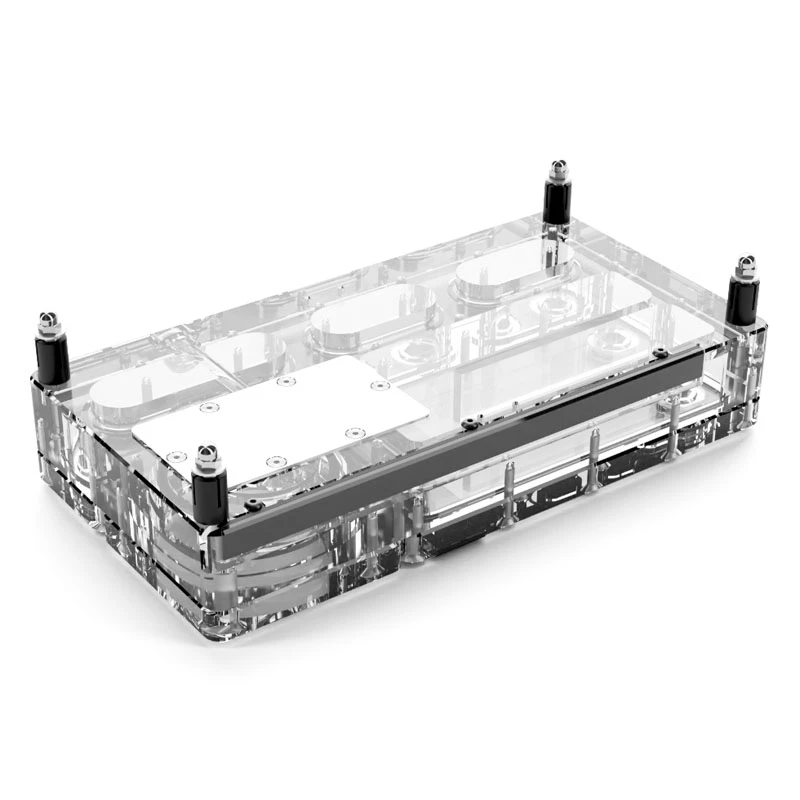 Alphacool Core Distro Plate rezervuaras, skaidrus akrilas, 125x240x68,8mm