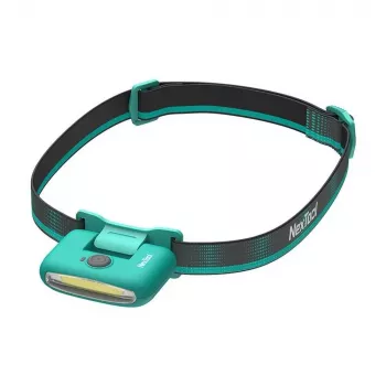 Priekinė lempa Nextool NE20005 įkraunama LED galvos juostos lempa 170 lm, USB-C, 37,8 g, ABS, debesų mėlynumo