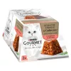Šlapias kačių ėdalas Purina Nestlé Gourmet Revelations gabalėliai drebučiuose su lašiša 2x57 g, suaugusioms katėms, pilnavertis pašaras