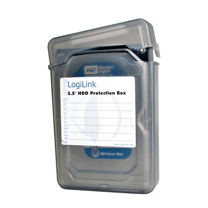 LogiLink UA0133B saugojimo diskų dėklas, juodas